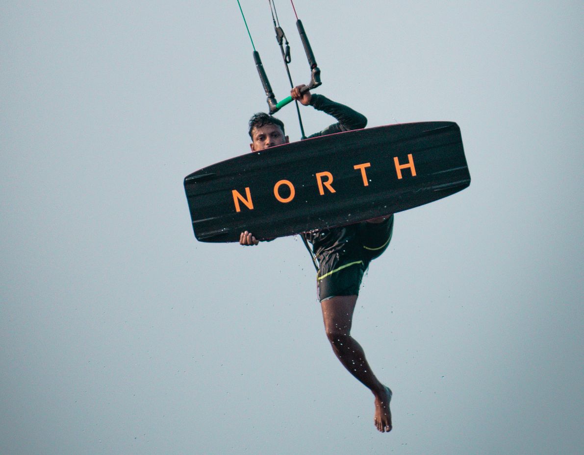 Kitesurf rental center in Kalpitiya Sri Lanka with premium North gear