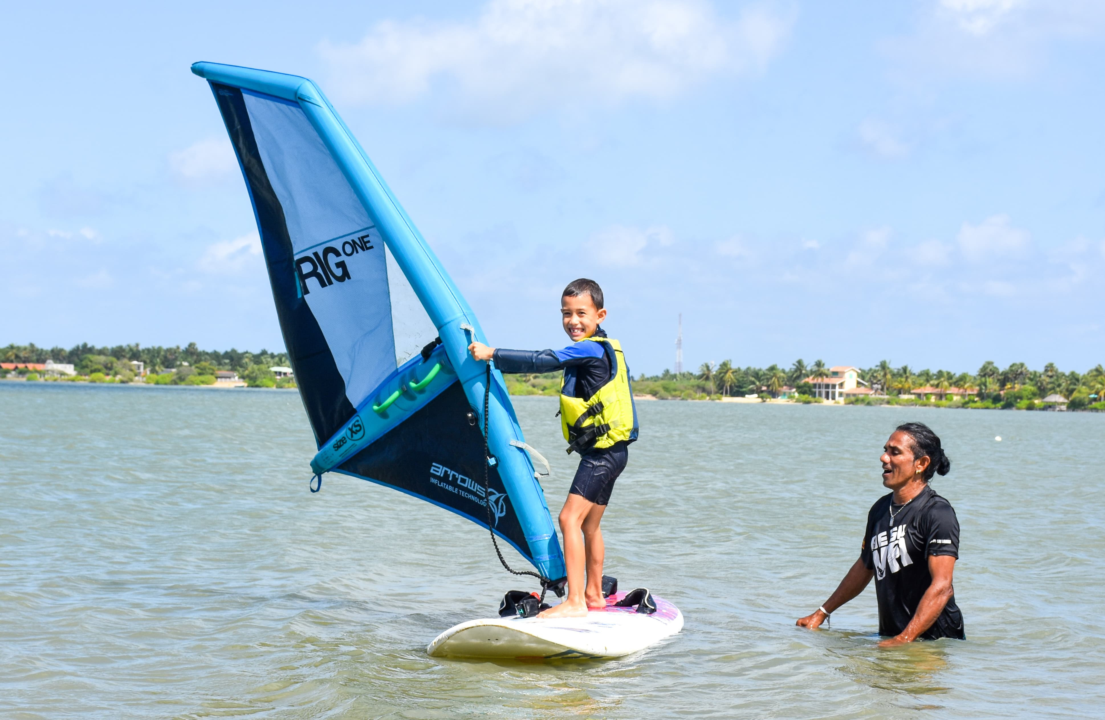 Windsurfing lessons in Kalpitiya Sri Lanka